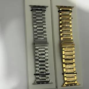 Gold,42MM 42/44/45MM Steel Strap Smart Watch