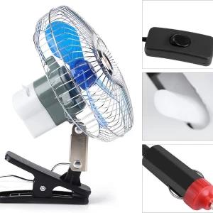 Car Oscillating Fan Vehicle Mounted Swing Car Mini Fan