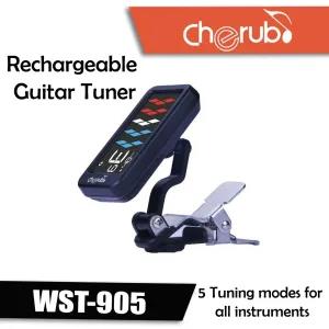 Cherub WST-905Li Rechargeable Guitar Tuner, 5 Tuning Modes