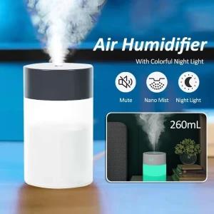 Generic 260ml Ultrasonic Aroma Air Humidifier Diffuser
