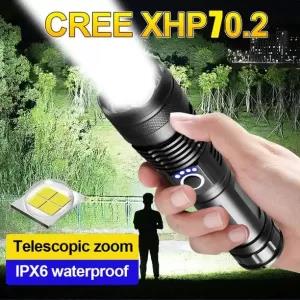 Generic F-P67 XHP70 Bright USB Charging Flashlight