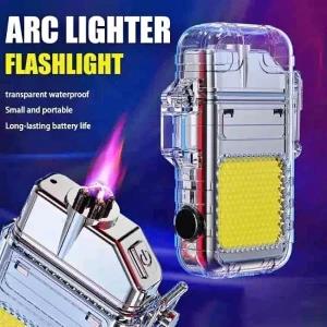 Generic Mini Pocket Flashlight with ARC Lighter