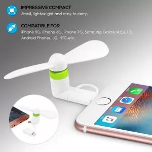 Generic Portable OTG Fan for Apple & Android Phones