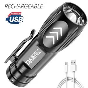 New Tecno Mini Portable Multi Color Flashlight with Pen Clip