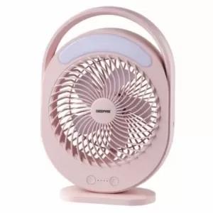 Geepas Rechargeable Mini Fan With Led Night Light - Gf21158