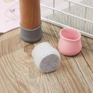 4pcs Flameday Furniture Silicone Protection Cover, Chair Fee
