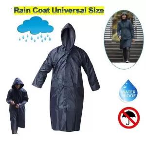 Rain Coat For Rain protection Cover For Human Black