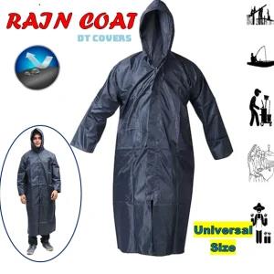 Rain Coat For Rain protection Cover For Human Black