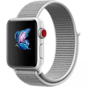 Royal Silver Color Replacement Sport Nylon Woven Band for Ap