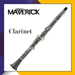 Black Maverick B Flat Clarinet for Beginner, Ebonite Clarine