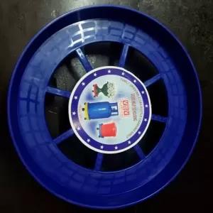 Blue LPG Gas Cylinder moveable trolley