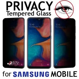 Anti Spy for Samsung galaxy F41 Privacy Tempered glass Full
