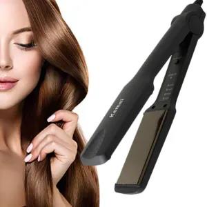 Black Geemy Gm-2995 Hair Straightener Professional Hair Stra