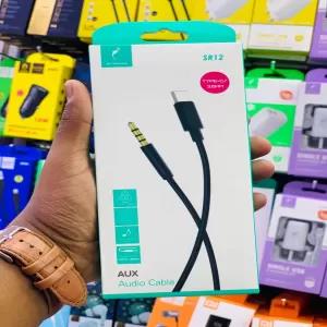 Black Type C To 3.5mm Aux Cable Adapter Audio Cable