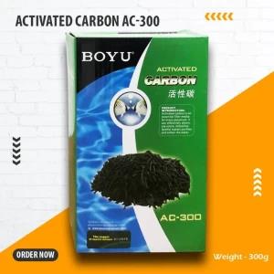 BOYU AC-300 Aquarium Fish Tank Activated Carbon 300g