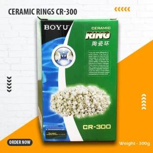 BOYU CR-300 Ceramic Rings Aquarium Filter Rings 300g