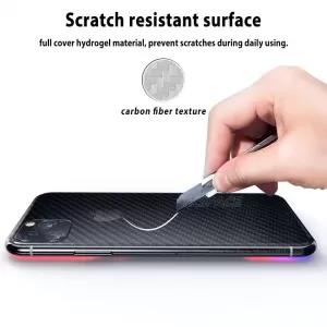 Clear Slim Transparent Carbon Fiber Film For Samsung Galaxy