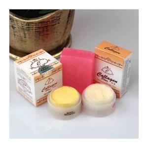 Collagen cream set day and night cream , soap