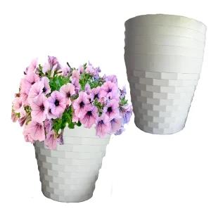 Diamond Flower Pots 20cm 18cm Diamond Design