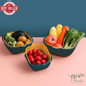 Generic Drain Basket Multifunctional Double-Layer