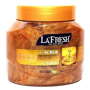 LA FRESH Gold Scrub 500ml Face & Body