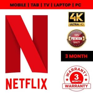 NETFLIX PREMIUM Ultra HD 4k 3 MONTH WARRANTY