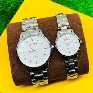 ORIX Couple Watch Fashionable Silver