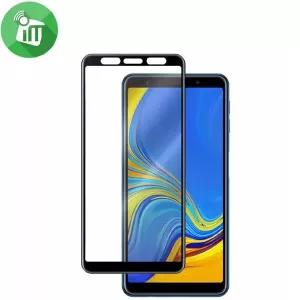 Tempered Glass For Samsung Galaxy A6 Plus / A6 + Black HD+ Q
