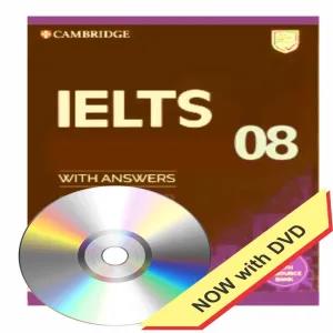 With Audio DVD IELTS book 8 with answers