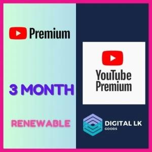 Youtube Premium 3 months