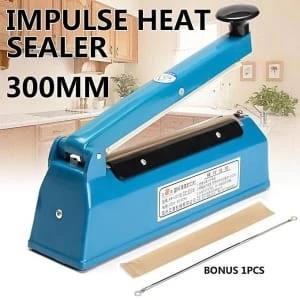 Heat Sealer 300MM Electric Impulse Plastic Poly Bag Hand