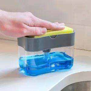 1pcs 2 in 1 Soap Pump Plastic Dispenser for Dishwasher Liqui