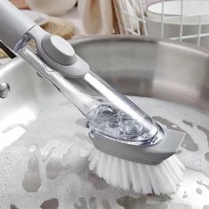2 in 1 Kitchen Cleaning Tools Long Handle Cleaning Brush