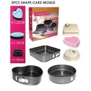 3pcs cake mold set