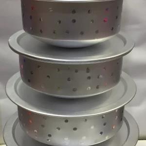 5ps aluminium coockware sets with lids