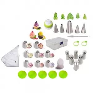 60 Pcs/Set Cup Cake decorating tool kit with Russian Nozzles