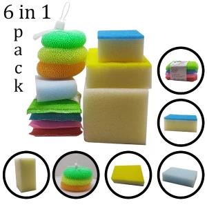 6 in one set sponch