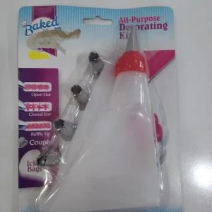 Cake Decorating Icing Nozel with Bag 5 Pcs
