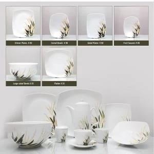 Dankotuwa Bamboo Leaf Dinner Set 21 PCs