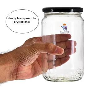 Food Storage Glass Bottle 1000ml Jam Jars Spices Containers