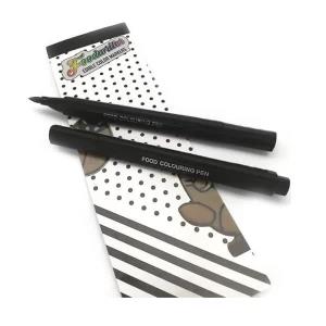 Food Writer Edible Food Coloring Pen Set of 2 Black Pen