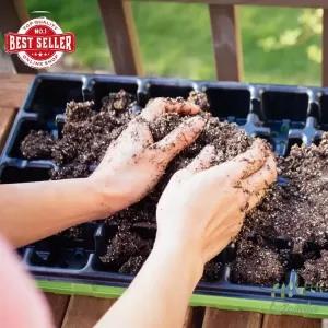 Generic Seedling Tray 32 Holes Thick Black