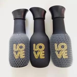 Herevin Glass Decorated Canister Set 3Pcs
