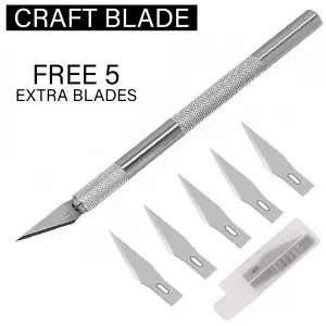 High Quality Pen Knife with 5 Interchangeable Sharp Blades