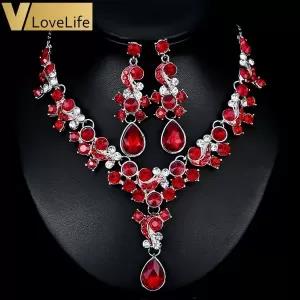 Jiaroswwei 2Pcs/Set Luxury Full Rhinestone Semicircle Charm