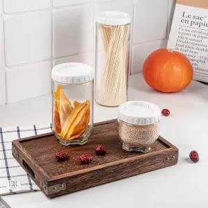 Lovwish Glass Jar Set 5Pcs Canister With Lid