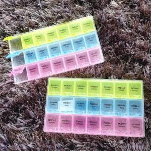 Medicine Pill Box Storage Box 7 Day Weekly Organizer