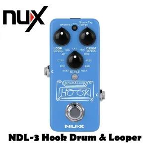 NuX NDL-3 HOOK Drum & Loop mini Looper Guitar Pedal with Ph