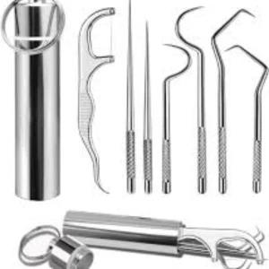 OSHIONER OZY0062 Stainless Steel Toothpick Set