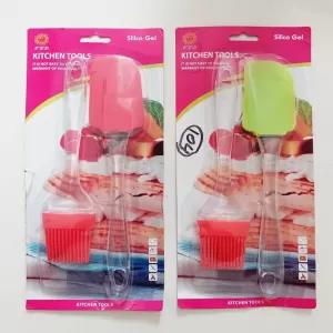 Silicone Brush & Spatula Set BBQ Pastry Oil Brush